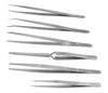 STAINLESS STEEL  6-PIECE TWEEZERS SET