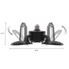 3500 LUMEN WINGED GARAGE LIGHT