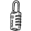 WORDLOCK RESETTABLE TRAVEL PADLOCK