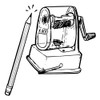 X-ACTO HAND-CRANK PENCIL SHARPENER