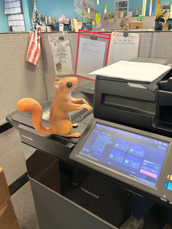 Something's Fishy with the Copy Machine! 