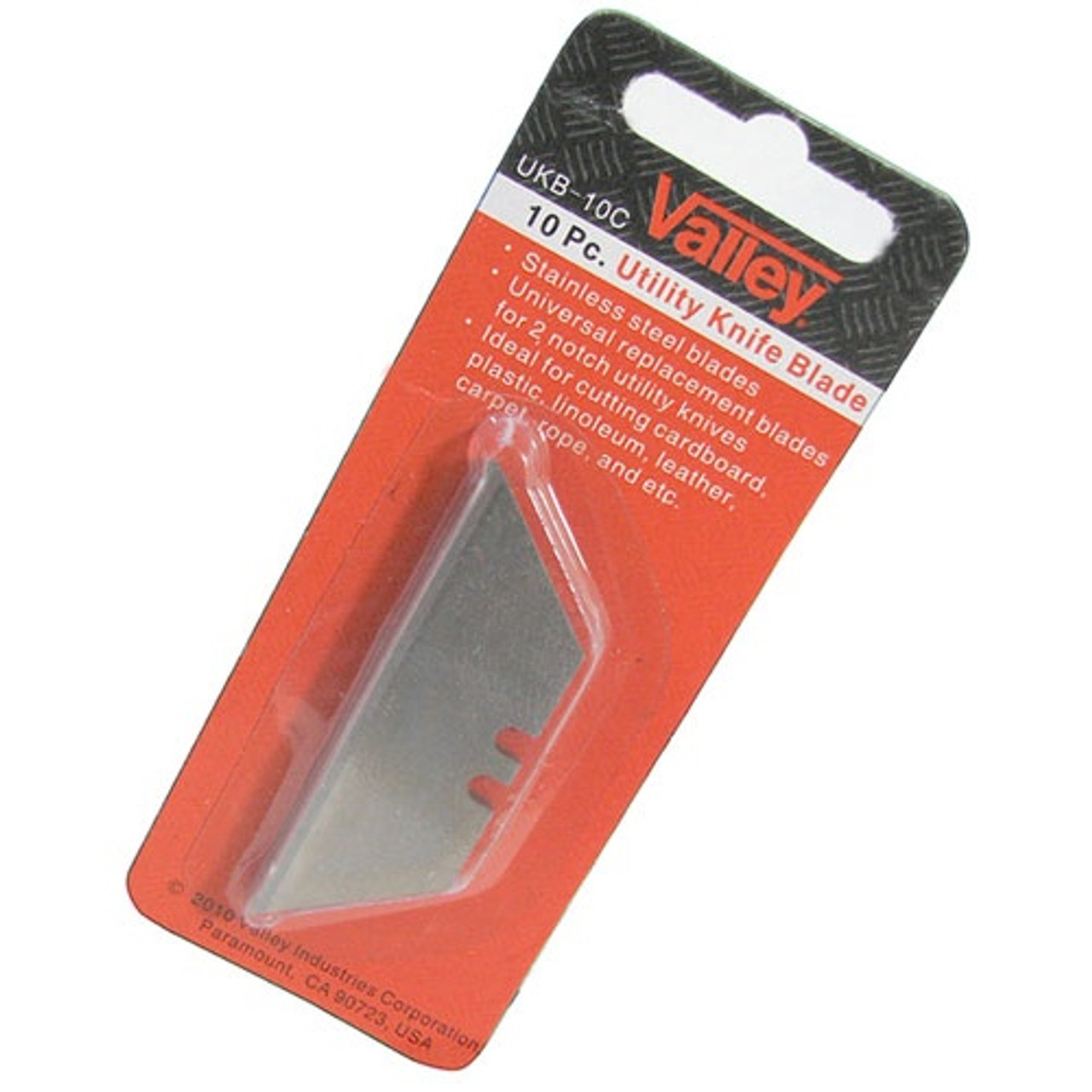 STANDARD 10-PACK UTILITY KNIFE BLADES