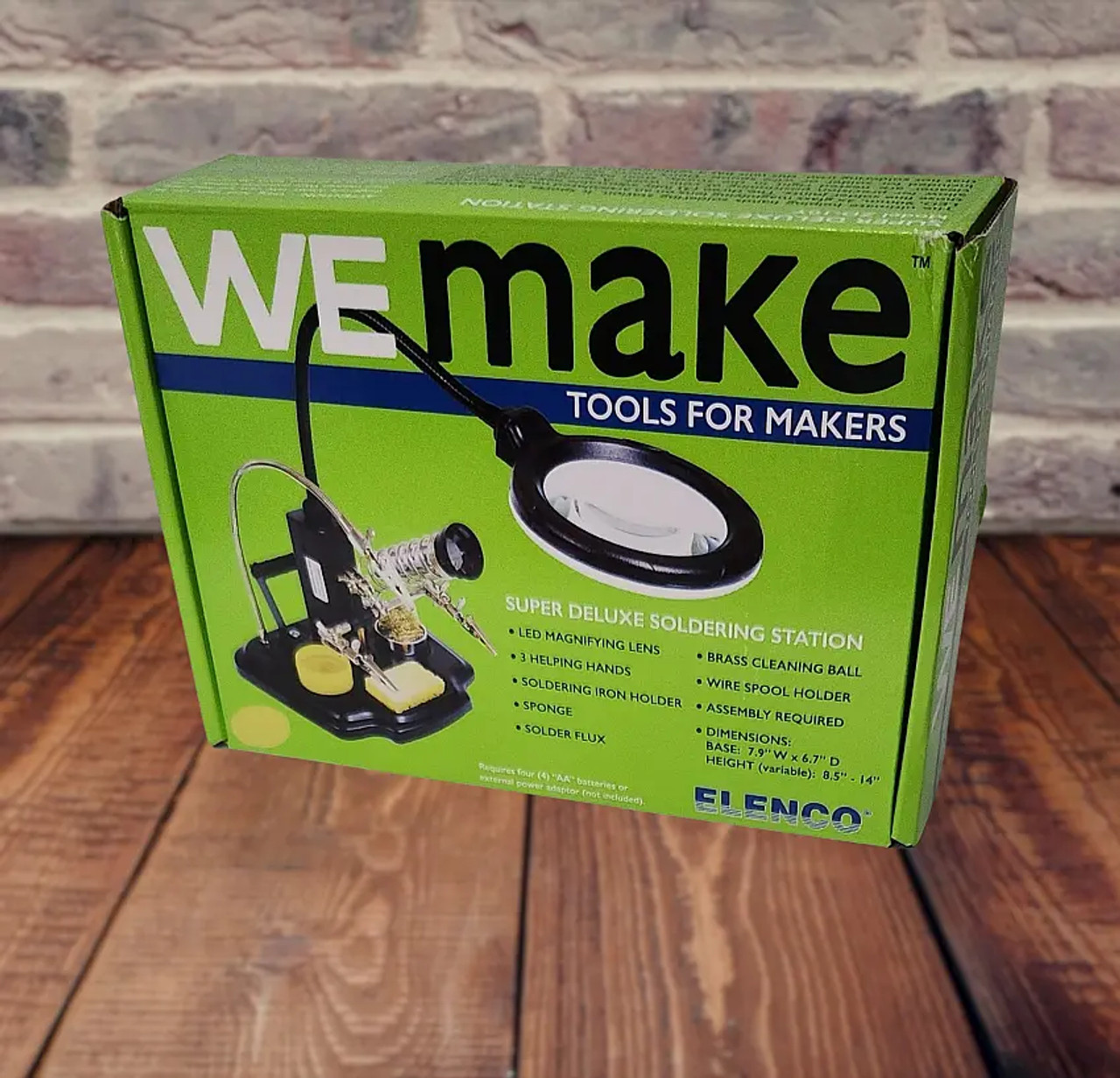 LED MAGNIFYING WORK STAND WITH THIRD HAND
