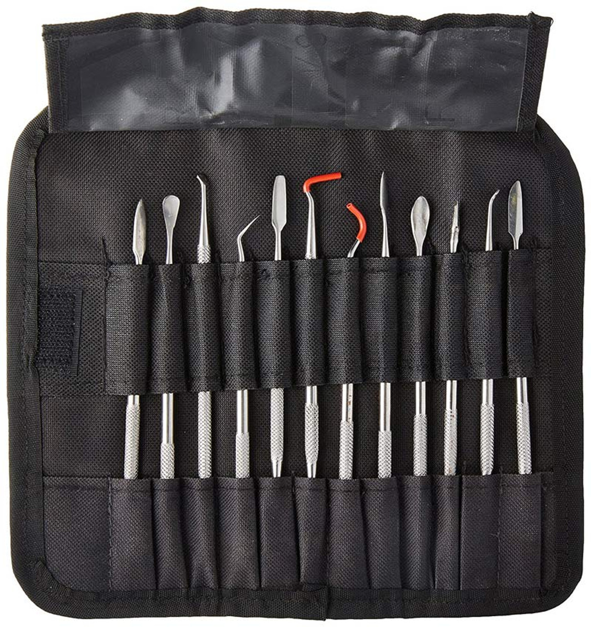 MMOBIEL 12 Pcs Stainless Steel Wax Carving Set Wax Carvers Chisel Tools  Double-Ended Polymer Scar SFX Makeup Clay Tools Fruit Carving - Pumpkin 