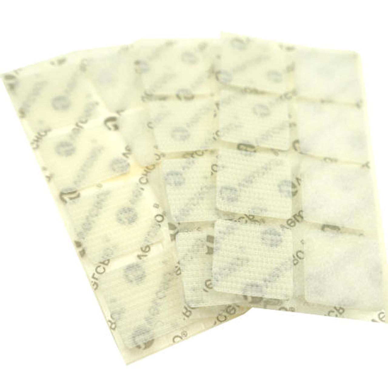 Velcro® 90073 Sticky Back 7/8 Square White Fasteners - 12/Pack