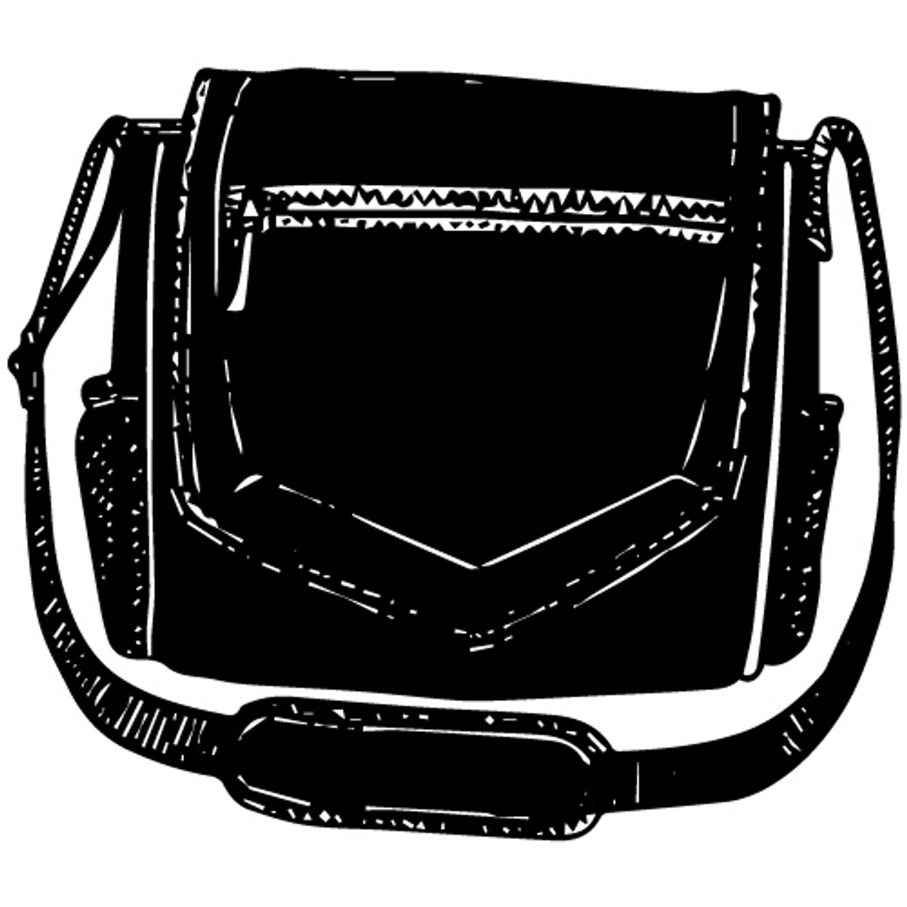 Nylon Canvas Utility Messenger Bag