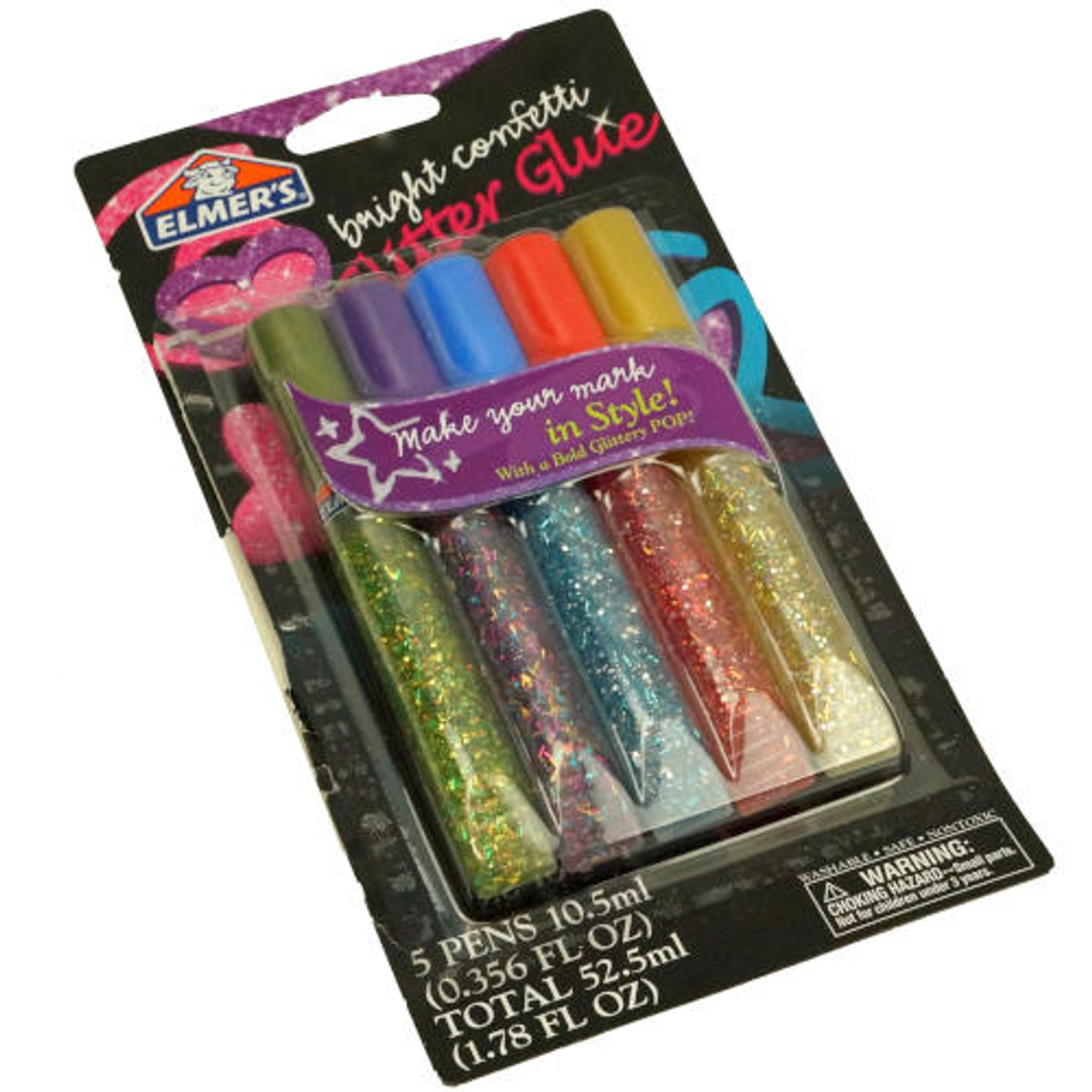 Glitter Gel Pen Set, Basics (5 ct.)