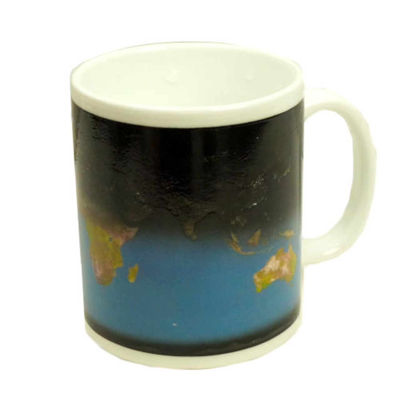 HEAT-SENSITIVE CHANGING WORLD MAP MUG