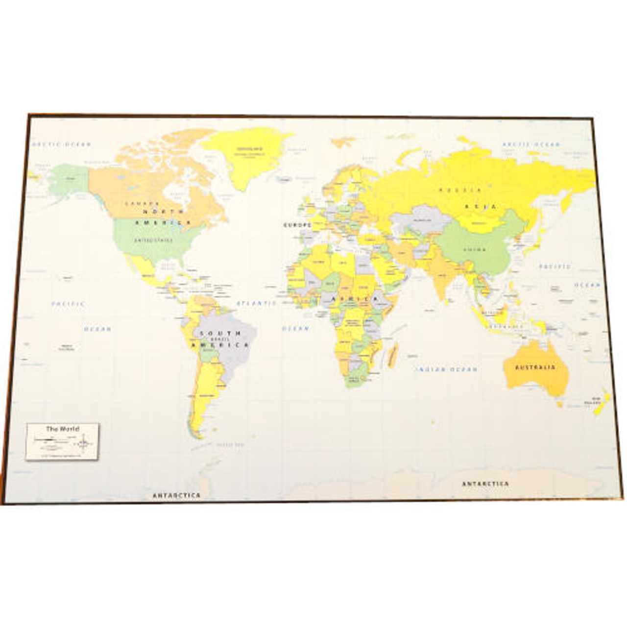 PEEL AND STICK DRY ERASE USA MAP