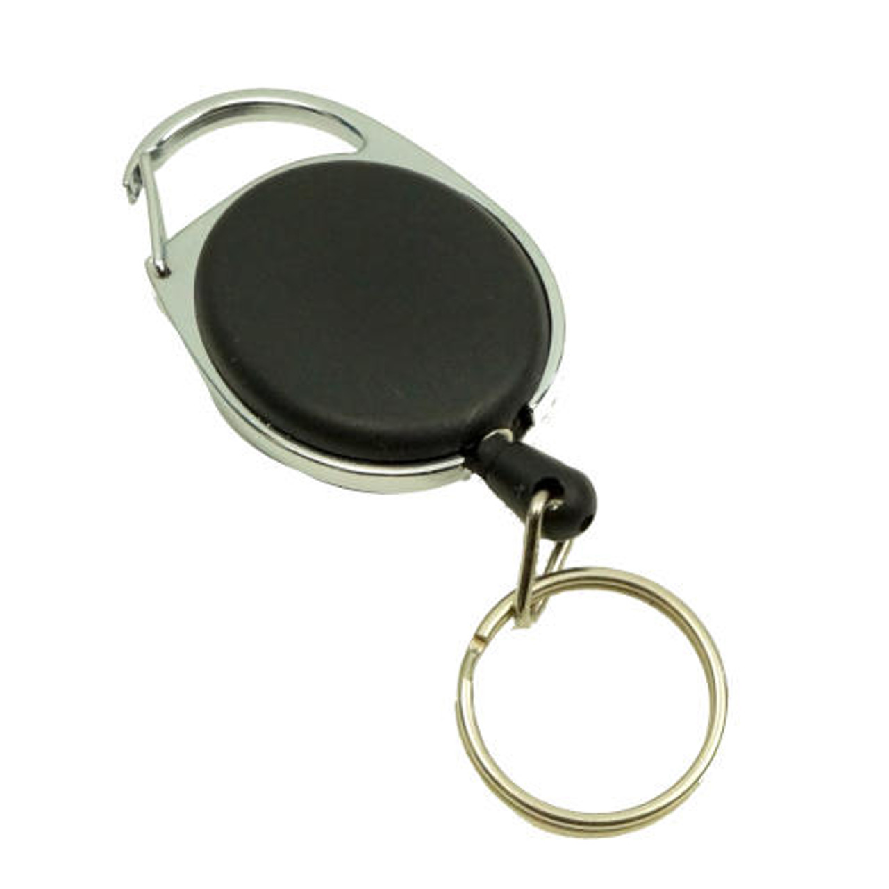 Retractable sales carabiner keychain