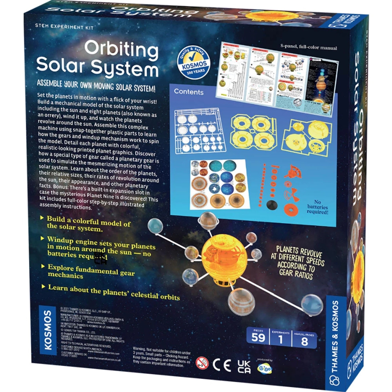 Orrery Solar System Planets That Works - Build Your Own Solar System K–  EngineDIY