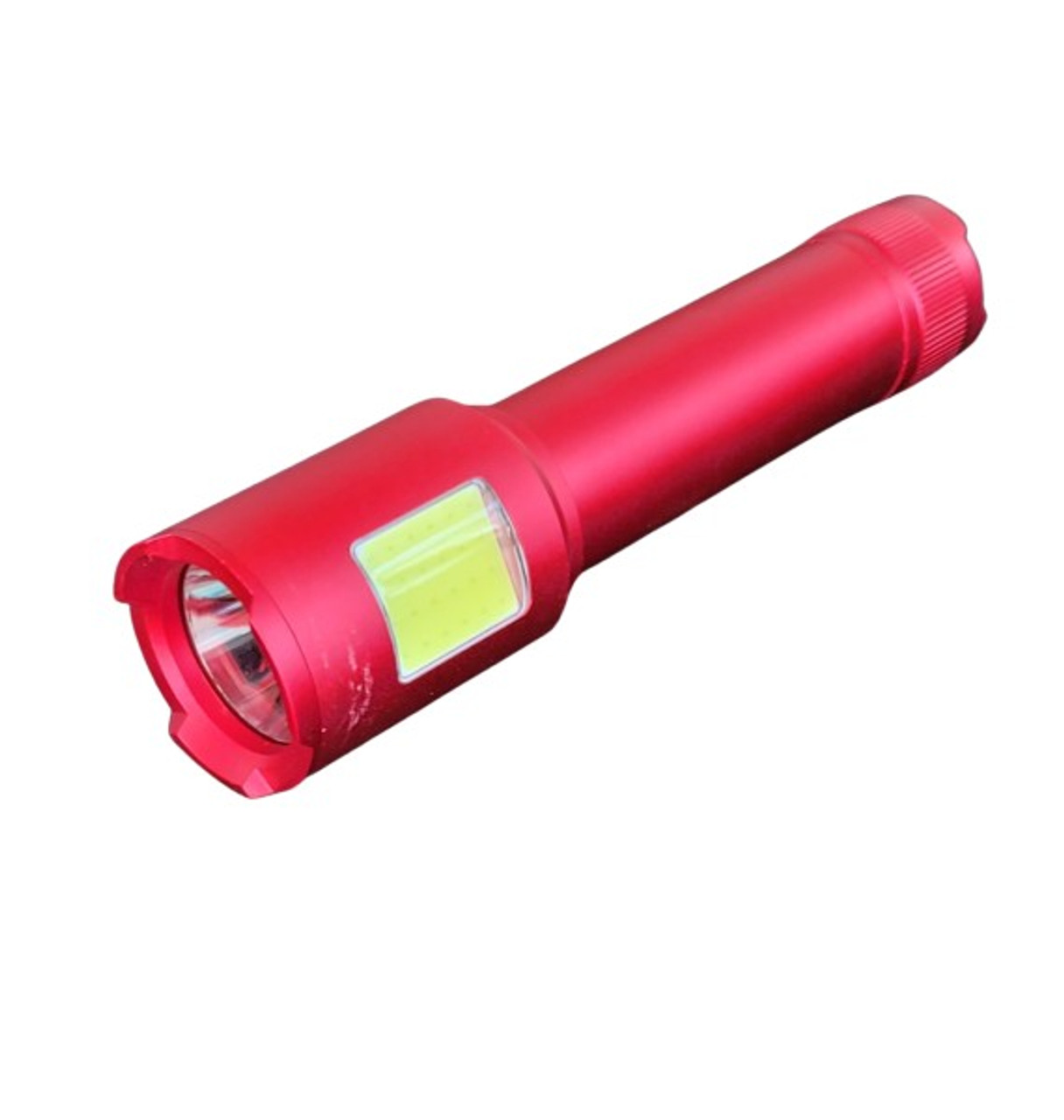 RED COB DUAL MODE FLASHLIGHT