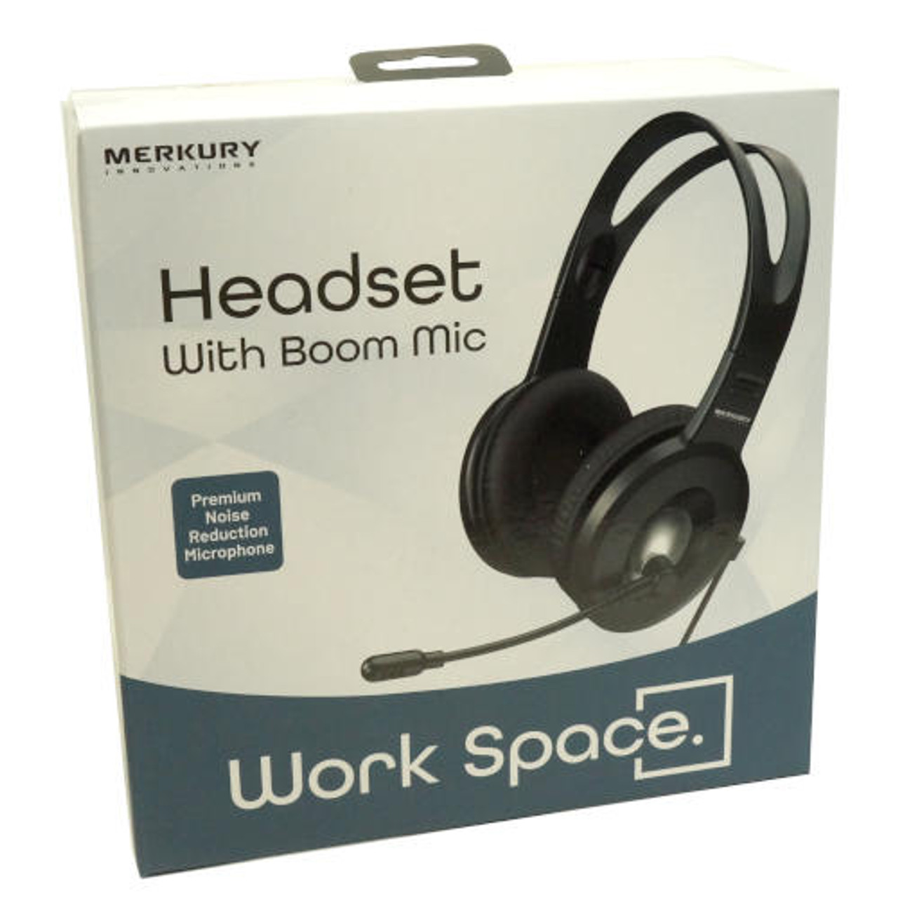 Merkury Innovations HEADSET WITH BOOM MIC