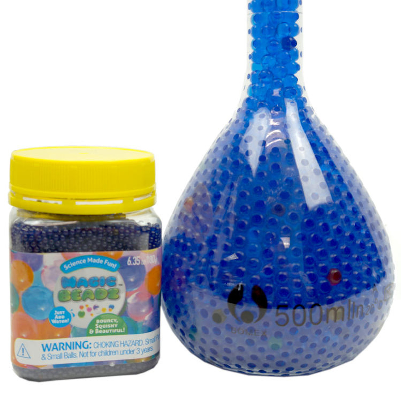 COLORFUL NON TOXIC WATER BEADS 6.35 OUNCE JAR