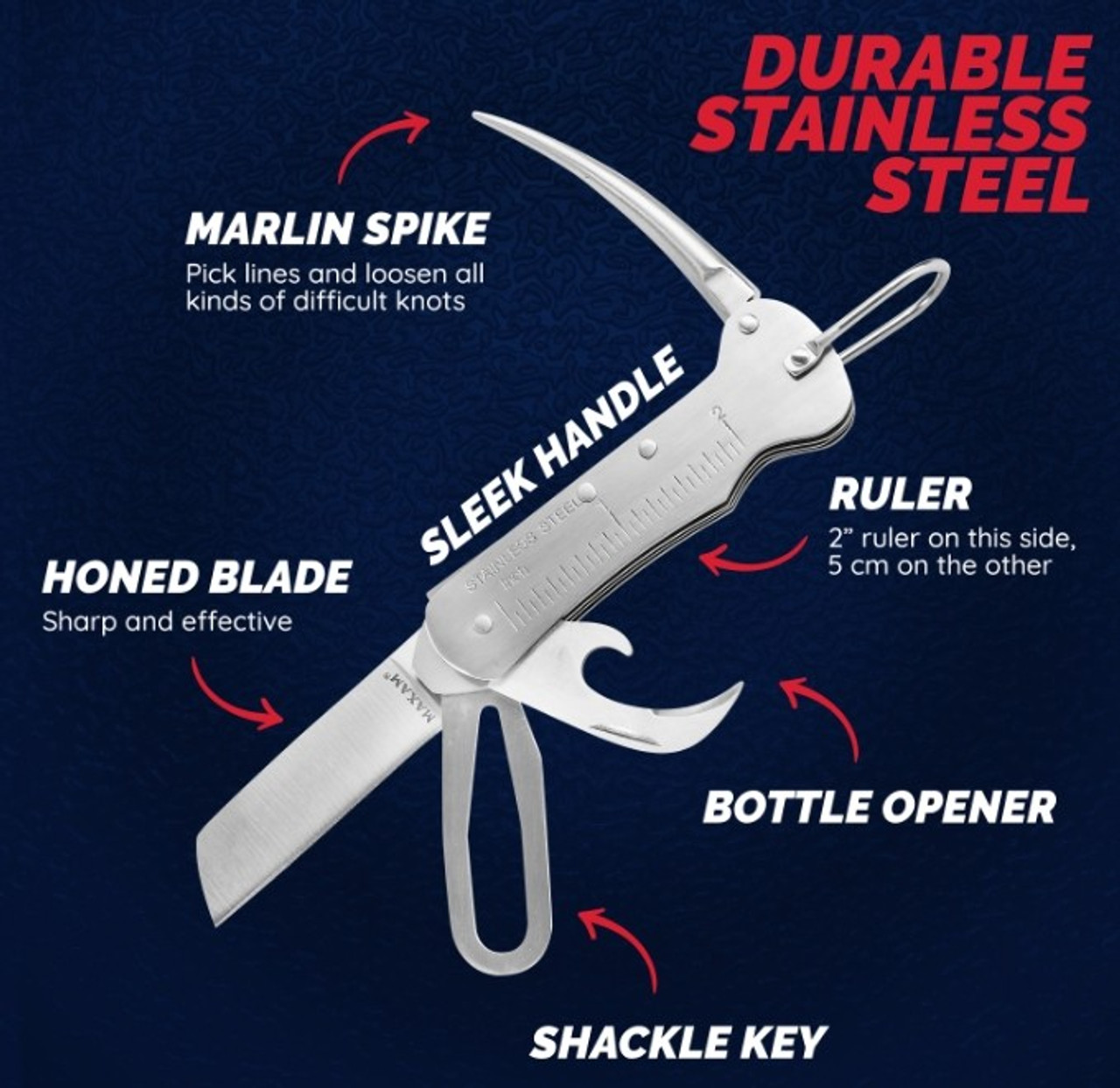 CLASSIC SAILING KNIFE STAINLESS STEEL