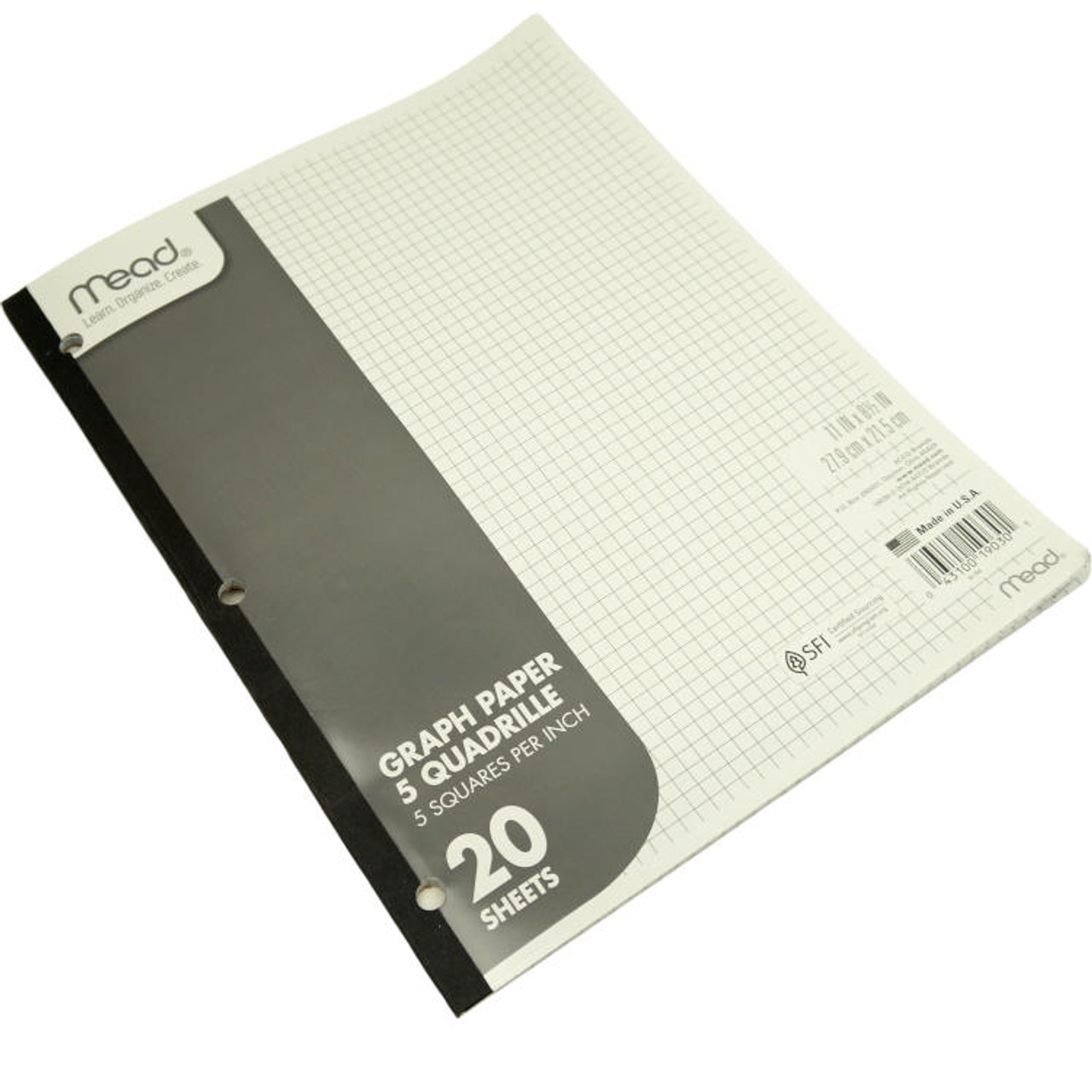 Just Graph Paper:Quadrille paper:1/4 Inch Grid Paper 200 sheets