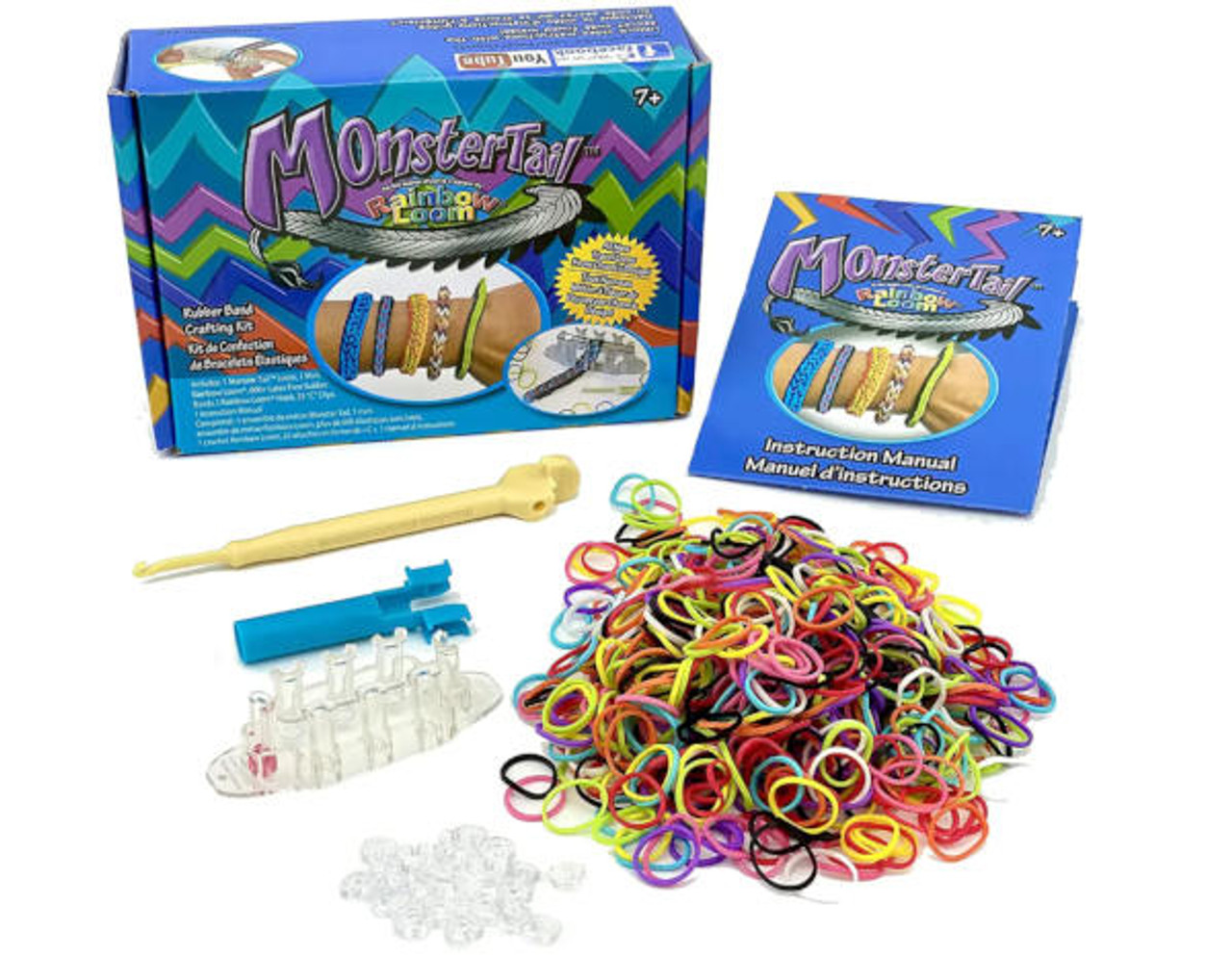 RAINBOW LOOM MONSTER TAIL CRAFTING KIT