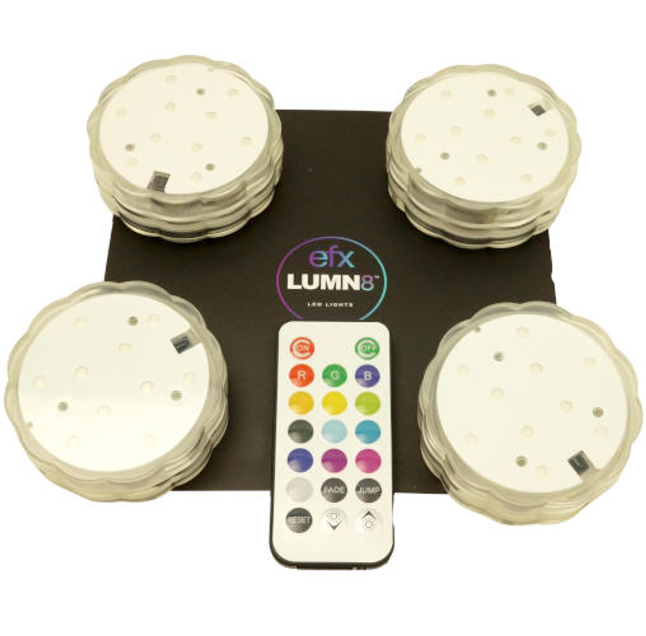 REMOTE CONTROL LED RGB LIGHT PODS