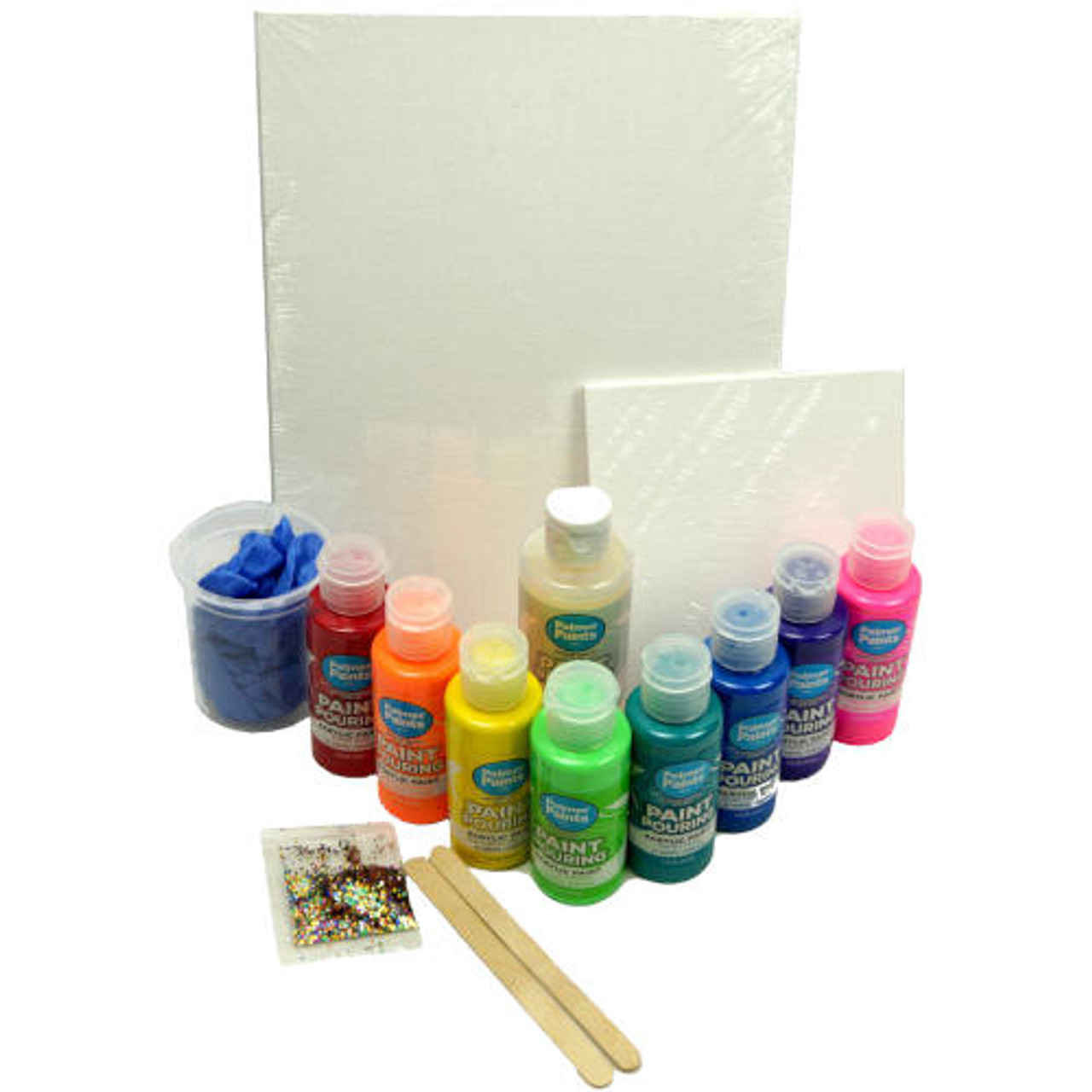 Color Factory-4oz 4ct Acrylic Pouring Paint Kit - Ready To Pour - Mult –  Dollar N Plus