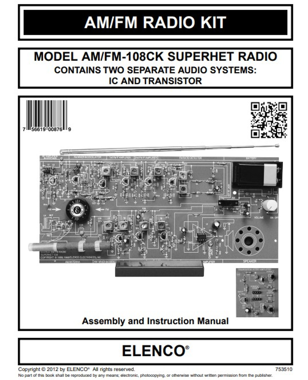 Elenco - Two IC Am Radio Kit
