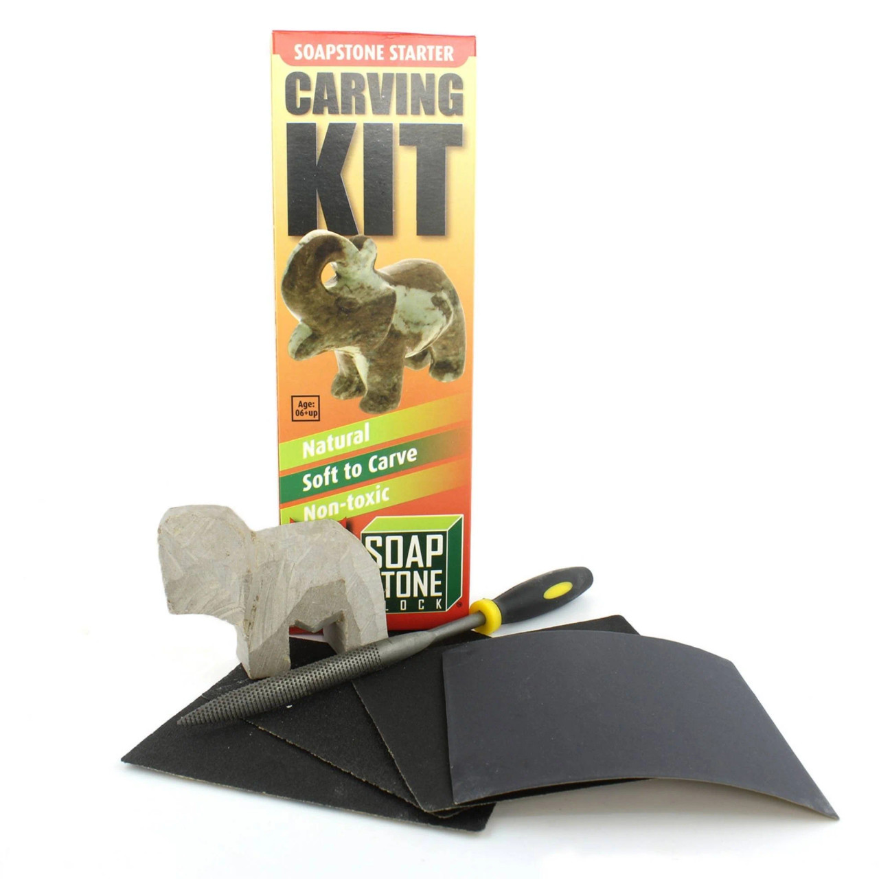 Turtle Soapstone Carving Kit