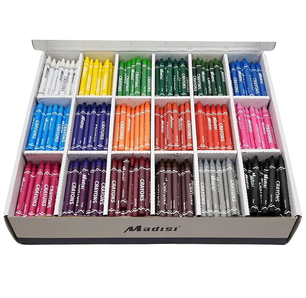 Pen + Gear Classic Crayons in Bulk, Classroom Supplies for