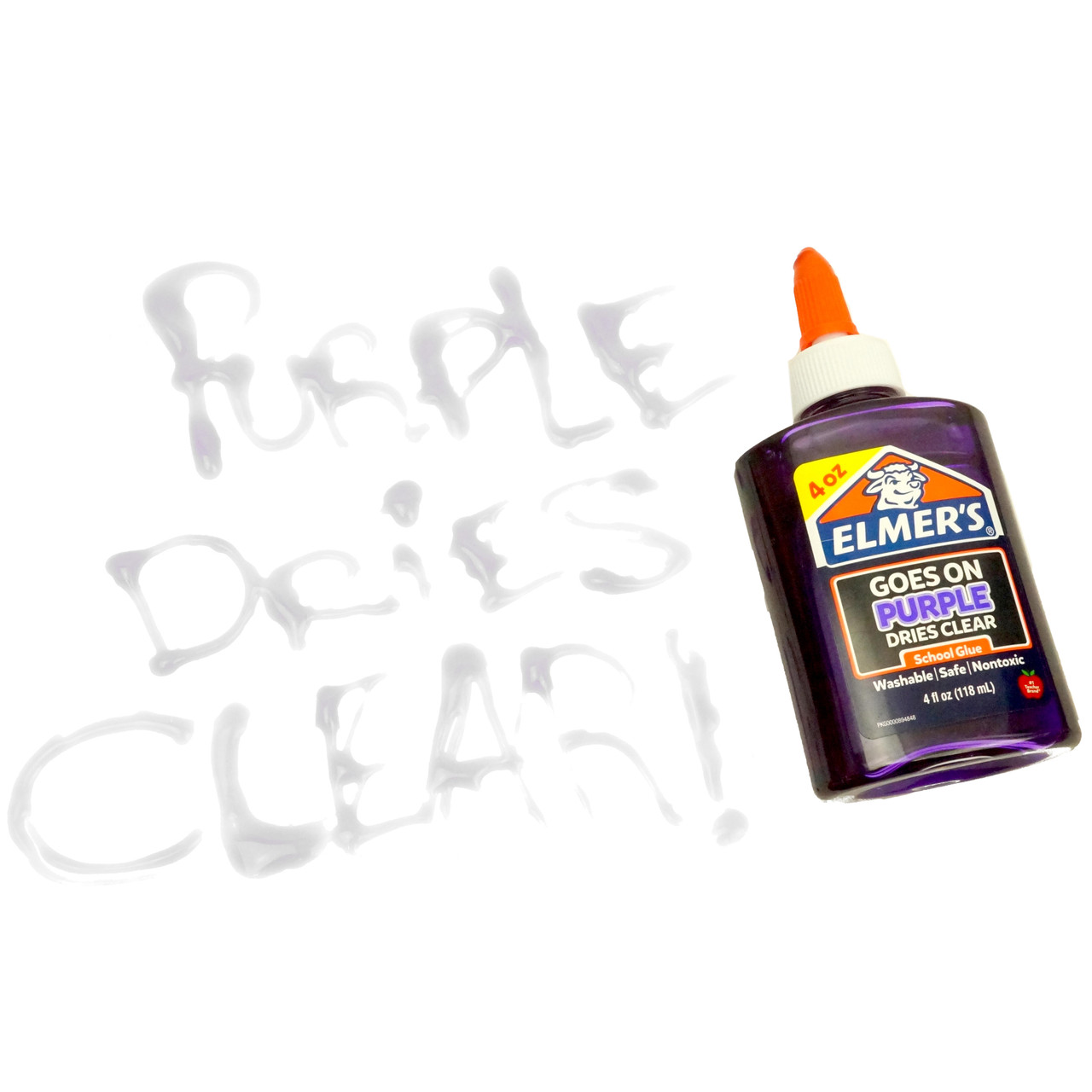 GLUE, ELMERS SCHOOL 4OZ DISAPPEARING PURPLE