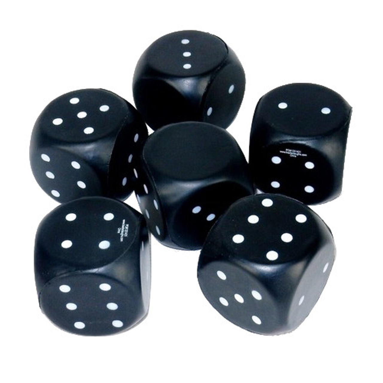 Pair of 2 Inch Foam Hanging Dice (Light Blue/Green)