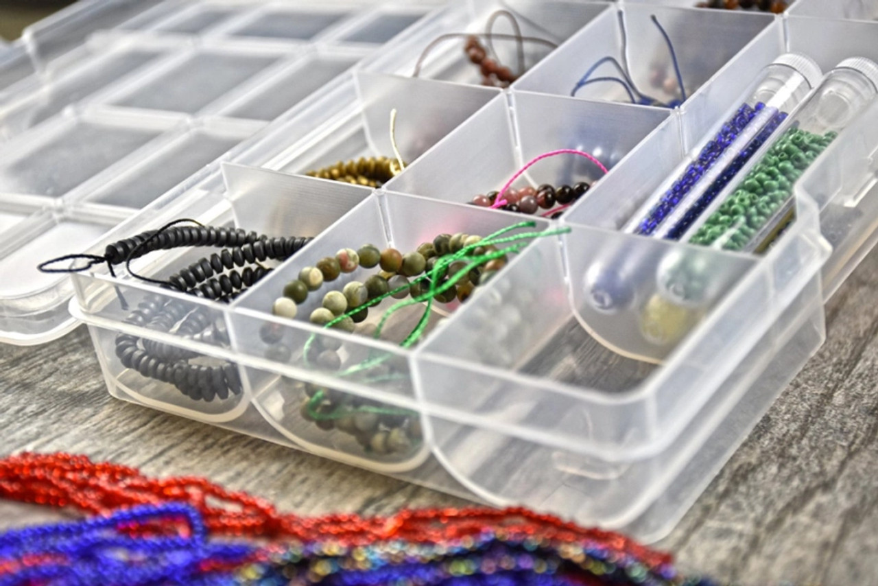 Fliptop Plastic Storage Box 7-1/2