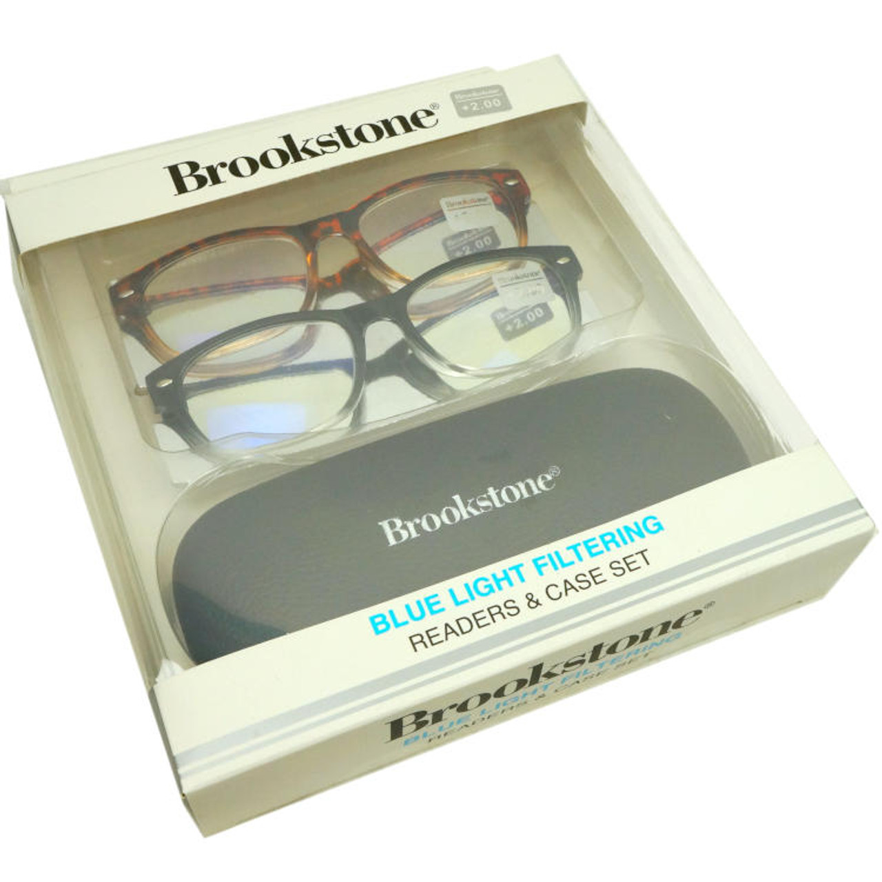 BROOKSTONE BLUE LIGHT FILTERING EYEGLASS 2PK 2.0