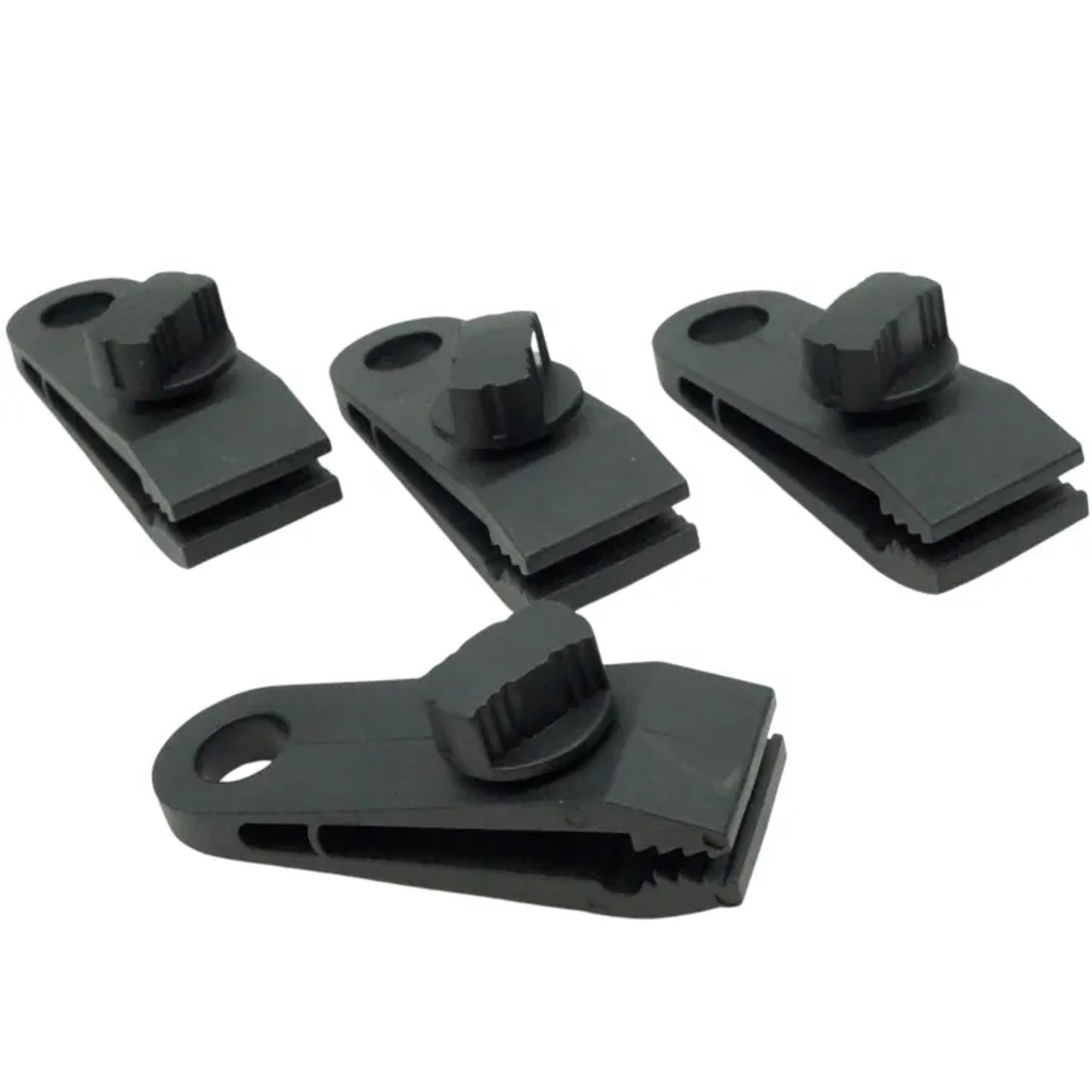 4-PACK ADJUSTABLE TARP CLIPS ADJUSTABLE SCREW