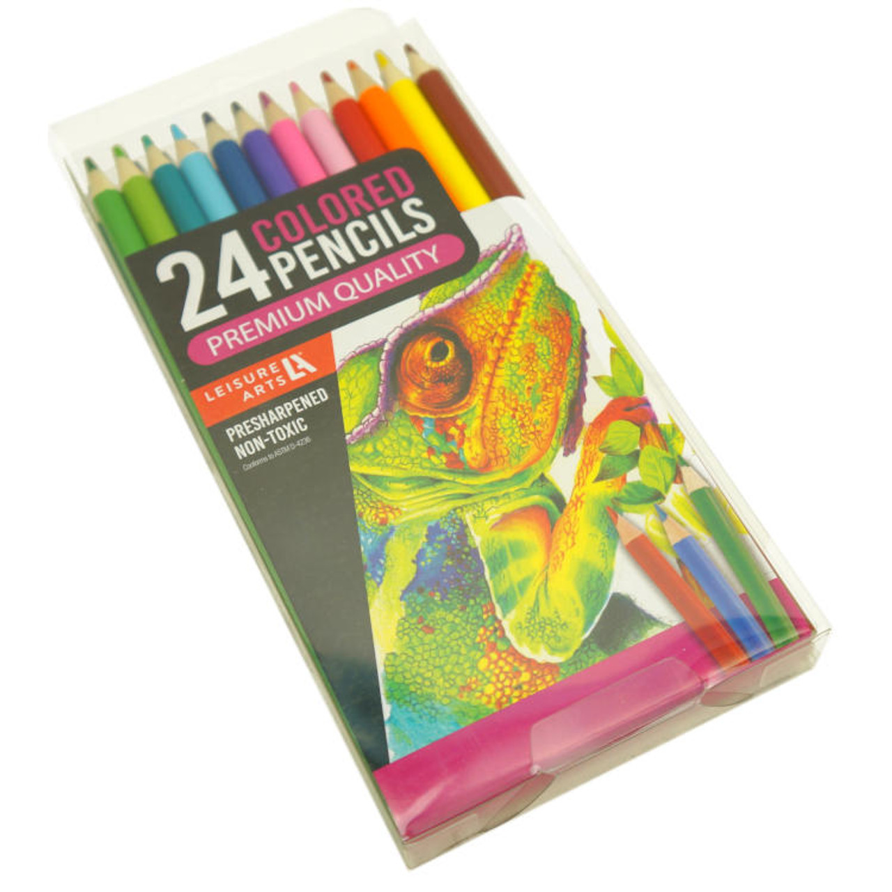 LEISURE ARTS 24 PIECE COLORED PENCIL SET