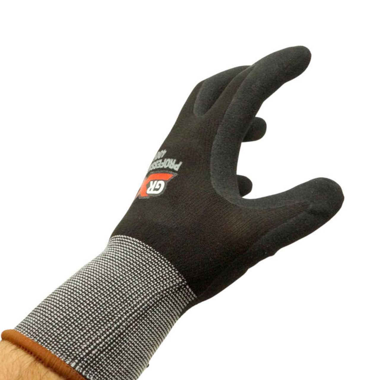 GRX Large Cut Resistant Gray Breathable Nitrile Work Gloves GRXCUT735L -  The Home Depot