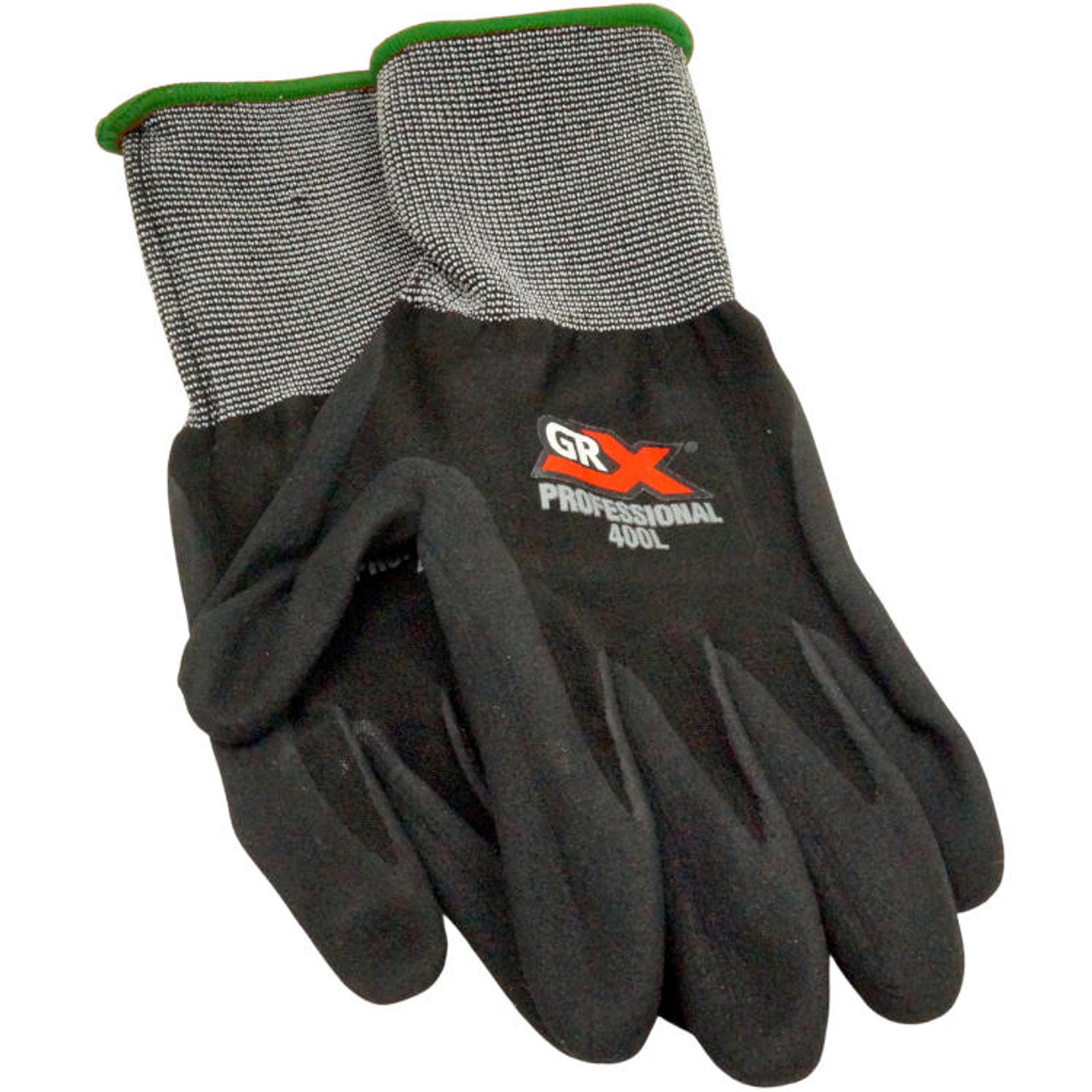 GRX Mens Work Gloves Bulk 12 Pairs, Breathable Nitrile Gloves Large XL &  Med