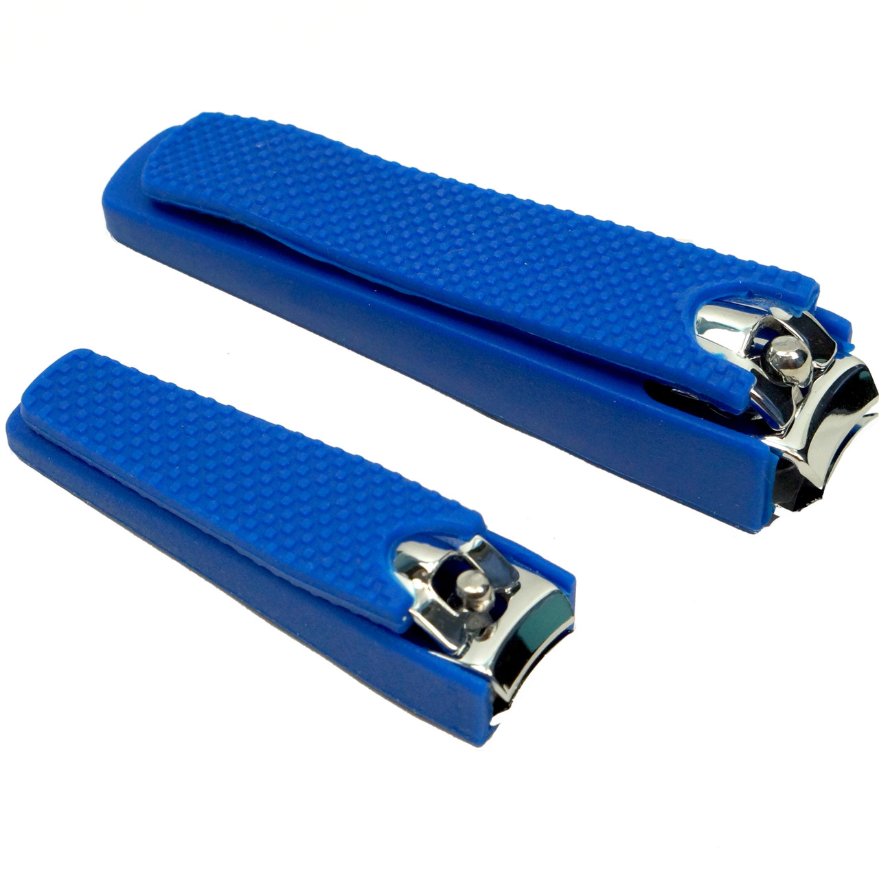 Foot Nail Clippers with Nail Catcher, Blue - Made in Germany