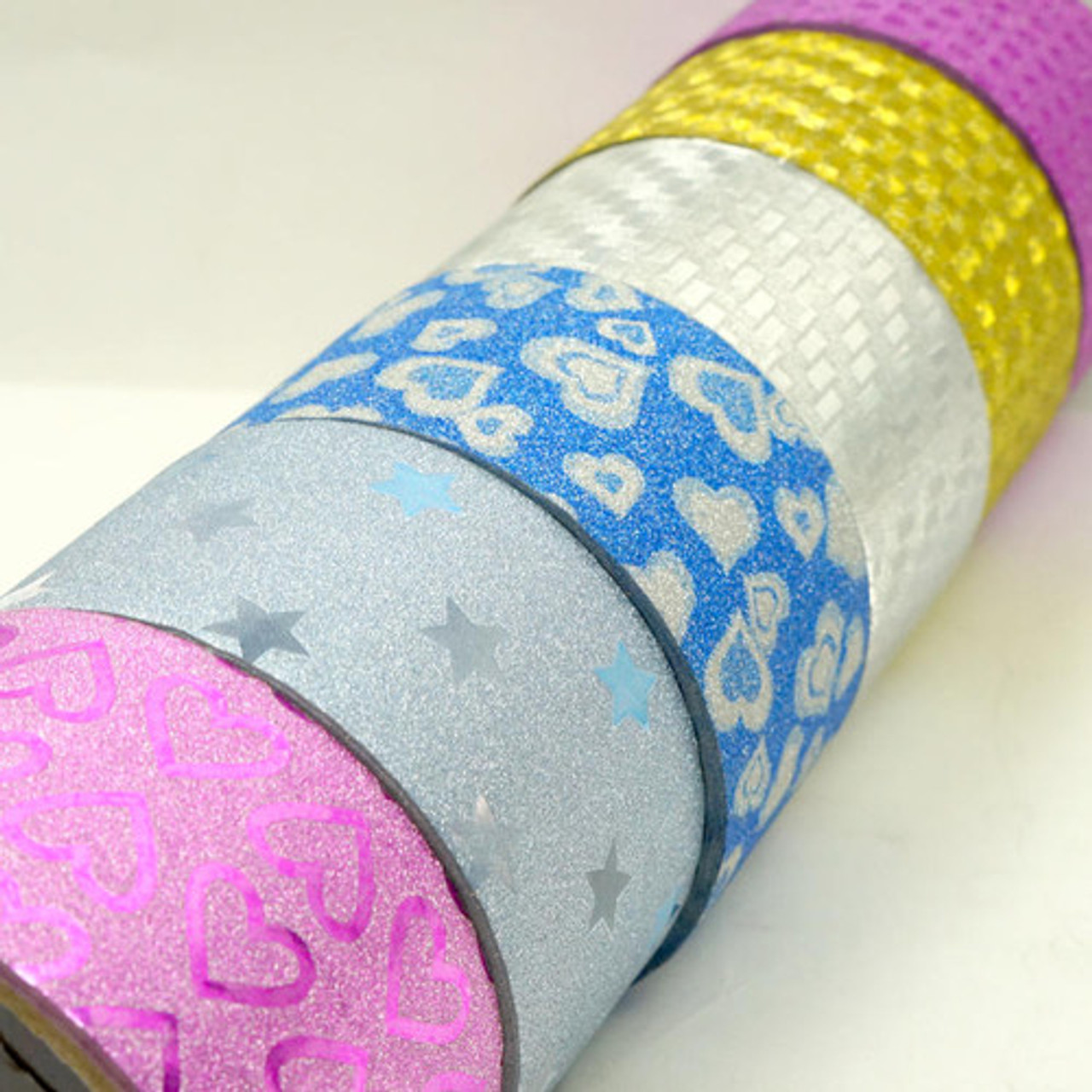 1-7/8 GLITTER TAPE 1-7/8 ON 3 CORE PKG(6)