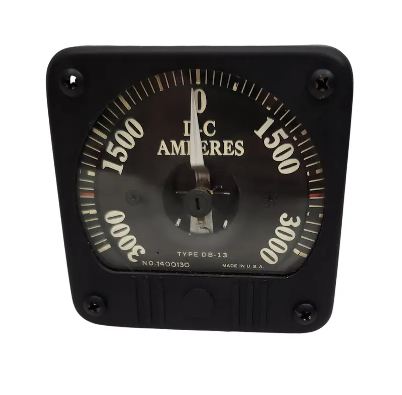 Vintage General Electric Dc Amp Meter 0-3000