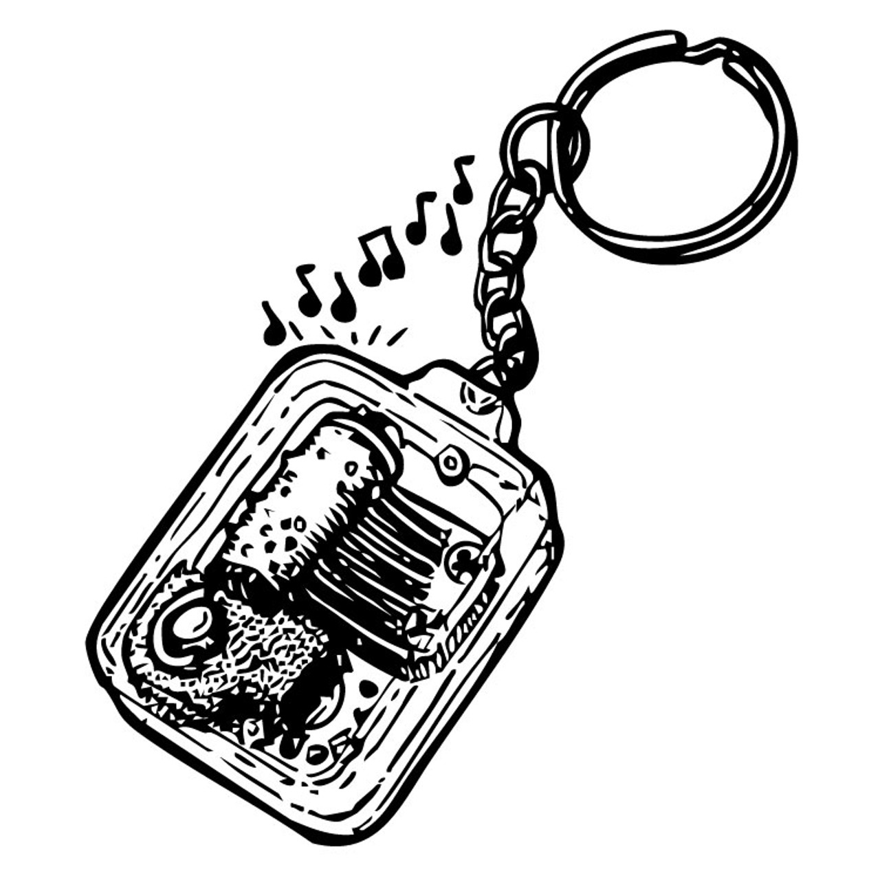 ミュージシャン LOUDSPEAKER KEYCHAIN Product Detail | Official Sight & Sound Shop Sight & Sound