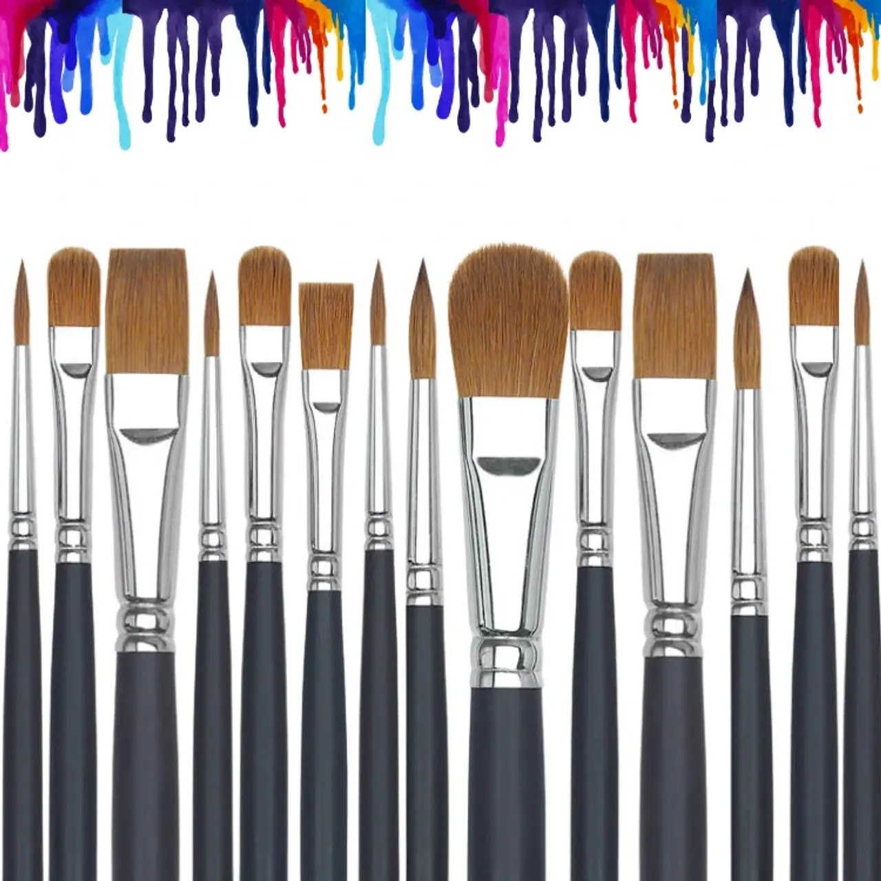 DURO ART PAINT BRUSHES PKG(4)