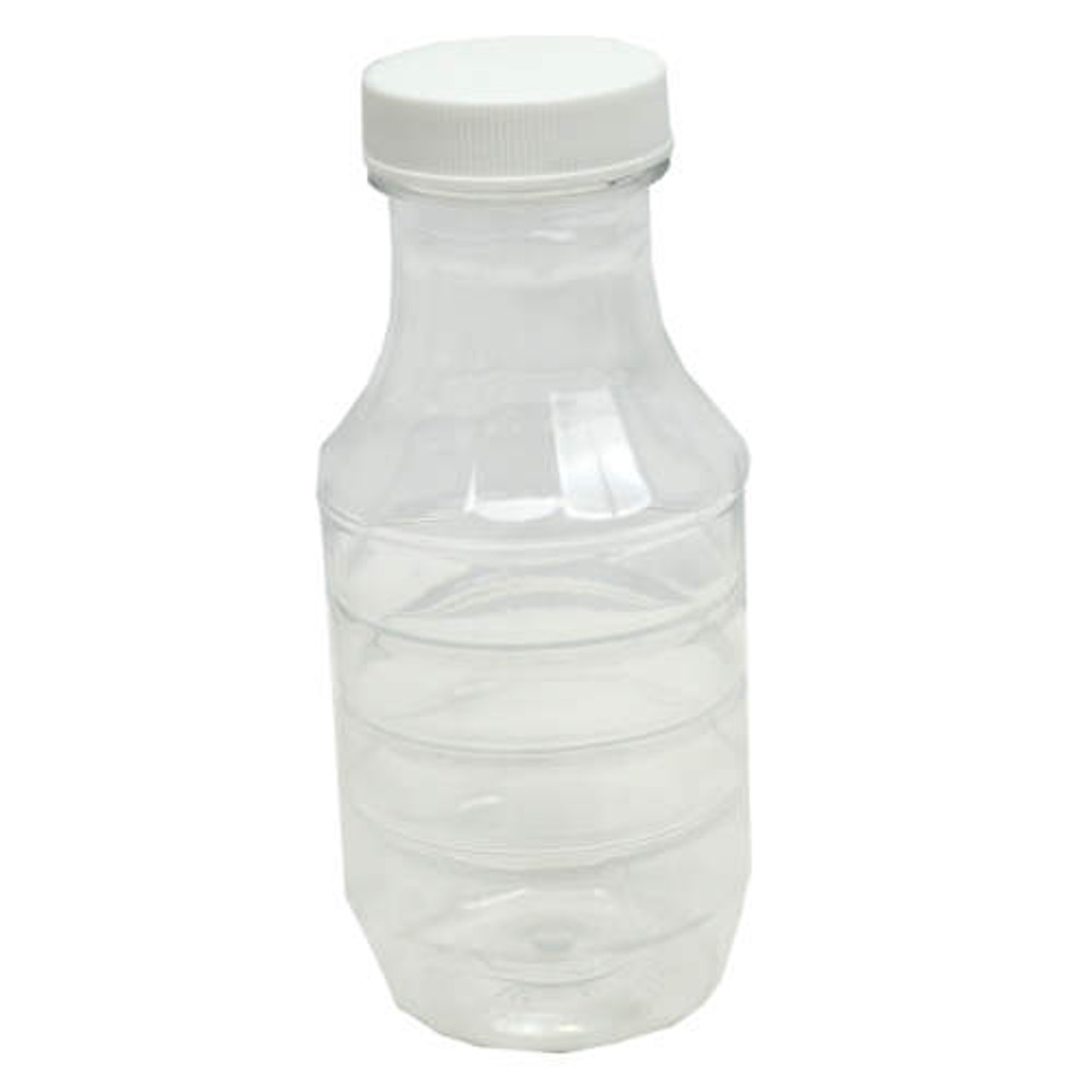 8 OZ CLEAR PLASTIC BOTTLES PKG(8)