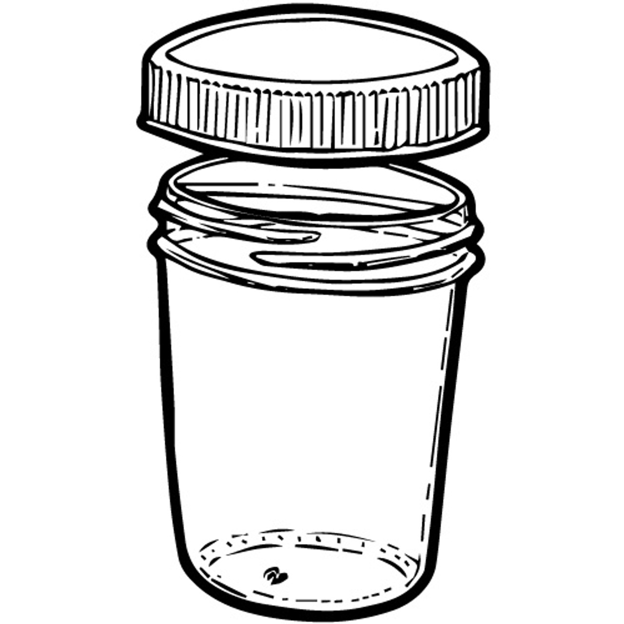 8oz Clear Glass Round Jars (Cap Not Included) for Canning 12/Case, Clear Type III BPA Free 58 mm