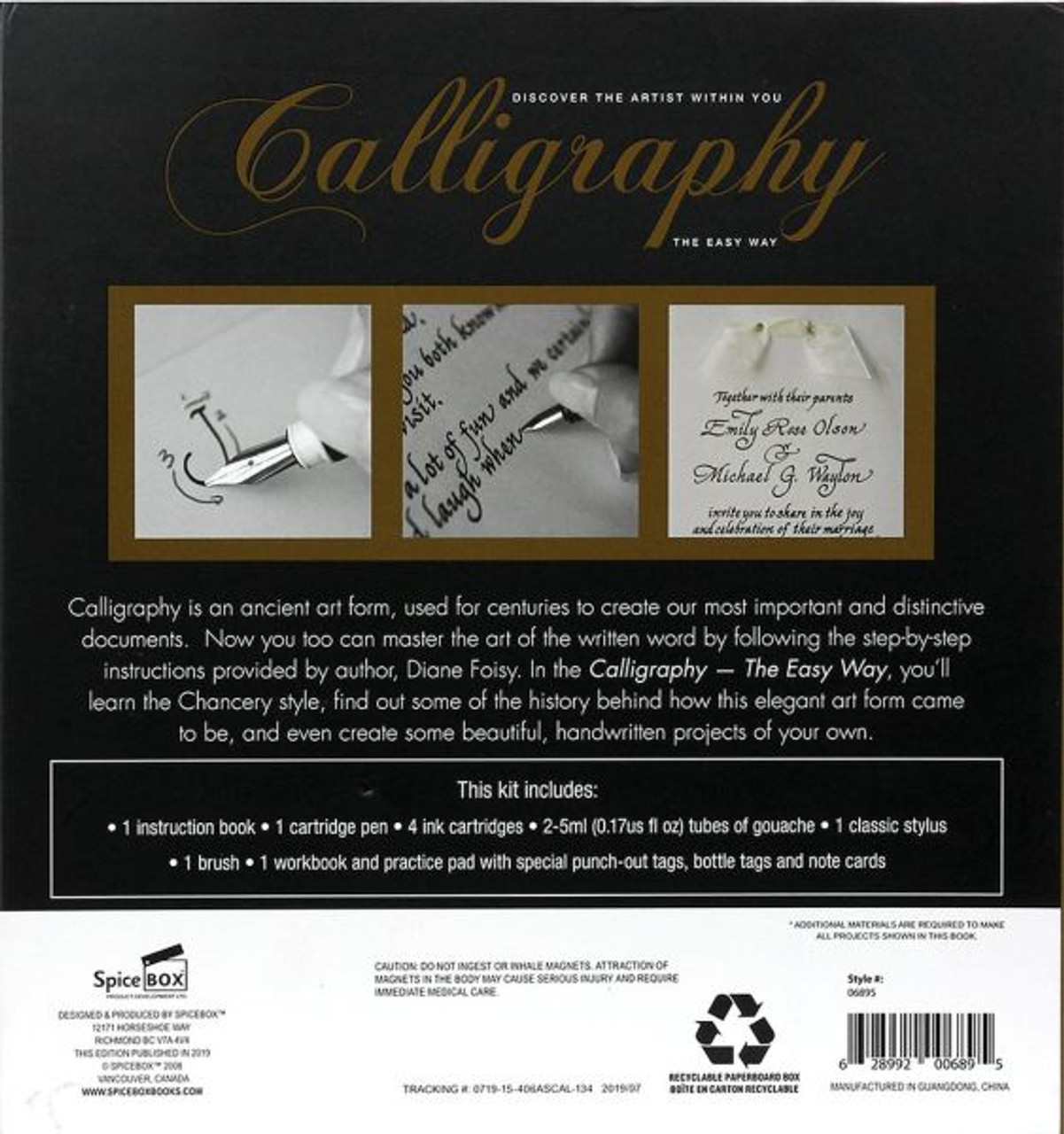 COMPLETE CALLIGRAPHY SET WITH INSTRUCTIONS