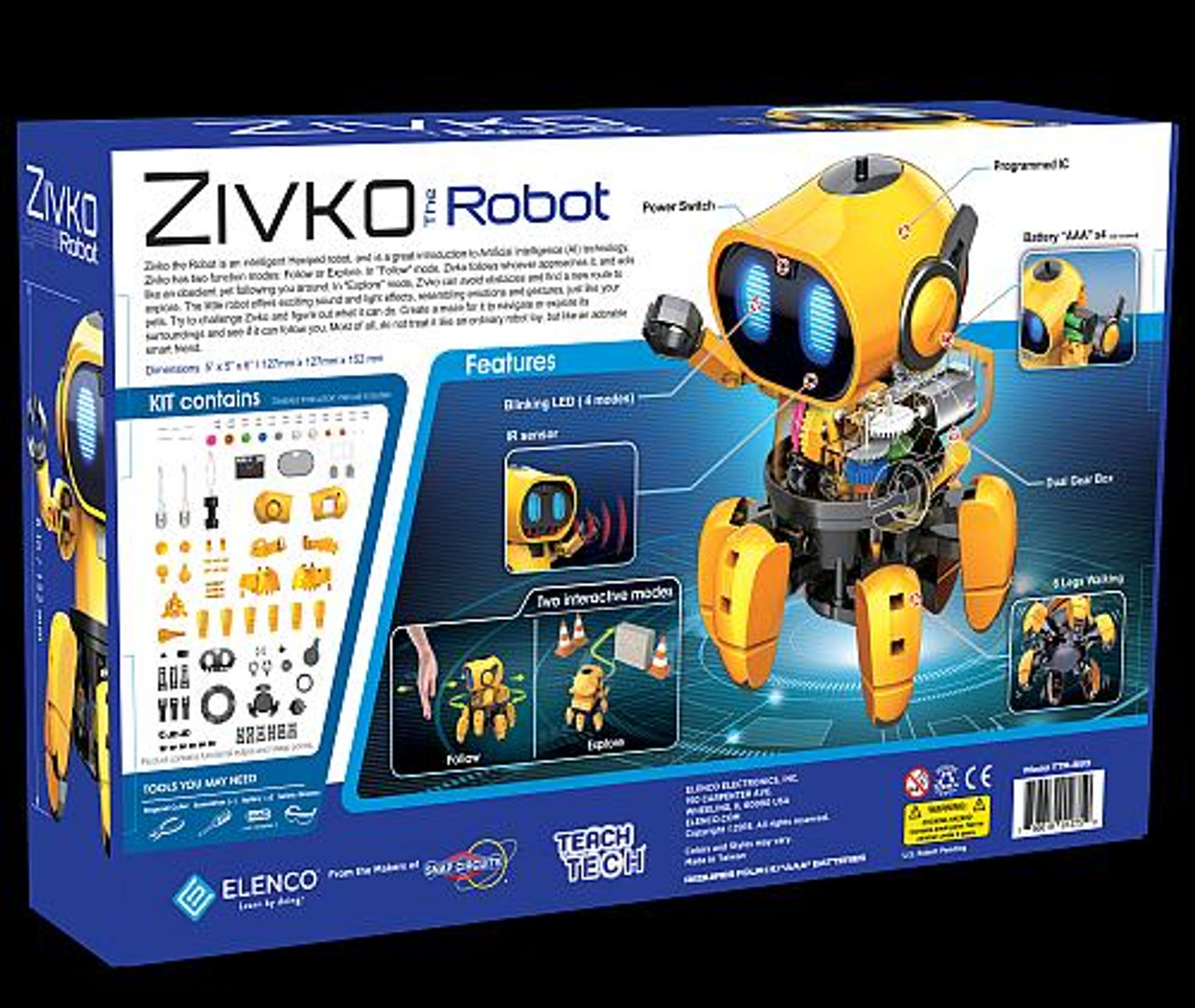 107-PIECE ZIVKO STEM ROBOT KIT