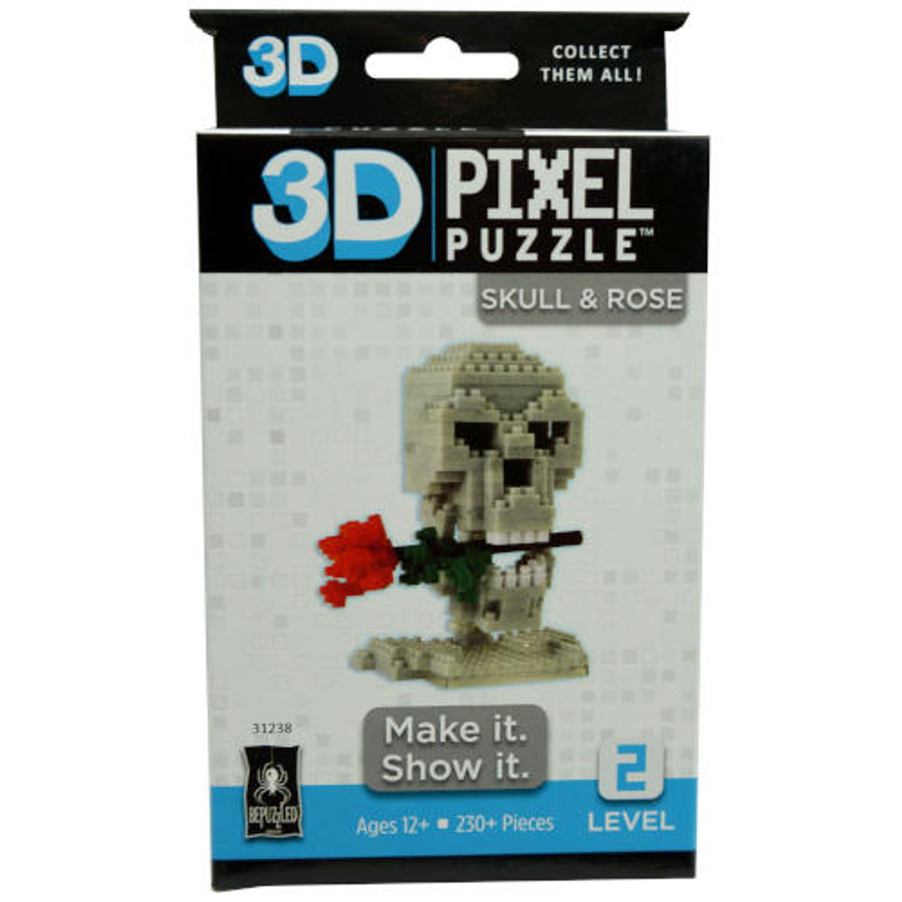3D Mini Brick Shark Puzzle