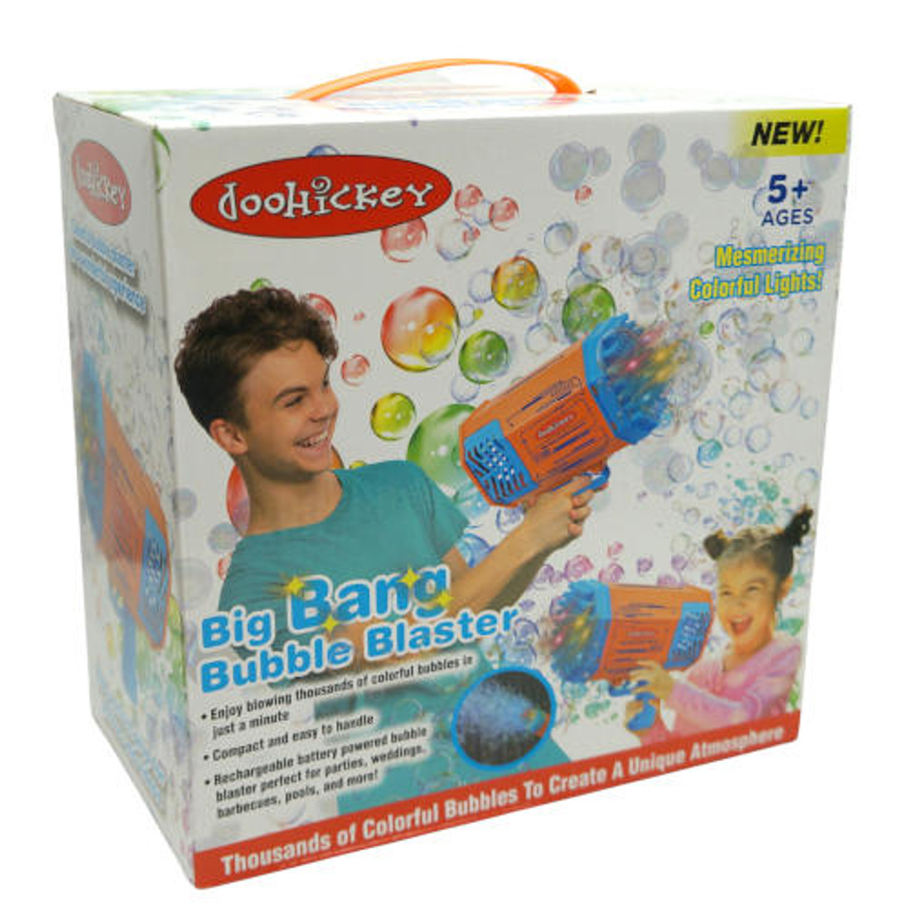 Play Day Bubble Blaster, Green, Battery Operated, Bubble Blowing Toy