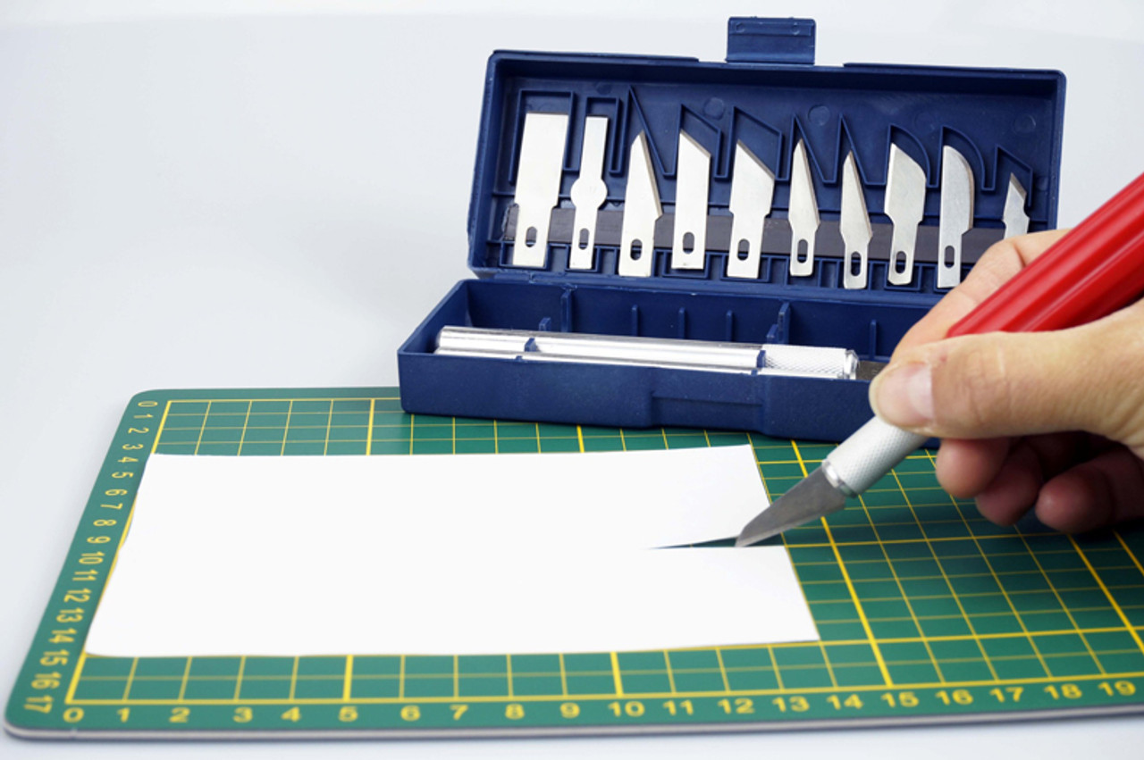 Tools American Crafts Art Supply Basics Hobby Knife Set 13 Pieces 354853 