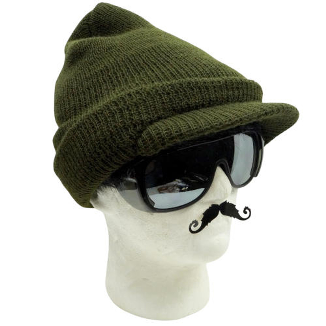 100% WOOL JEEP G.I. CAP OLIVE DRAB