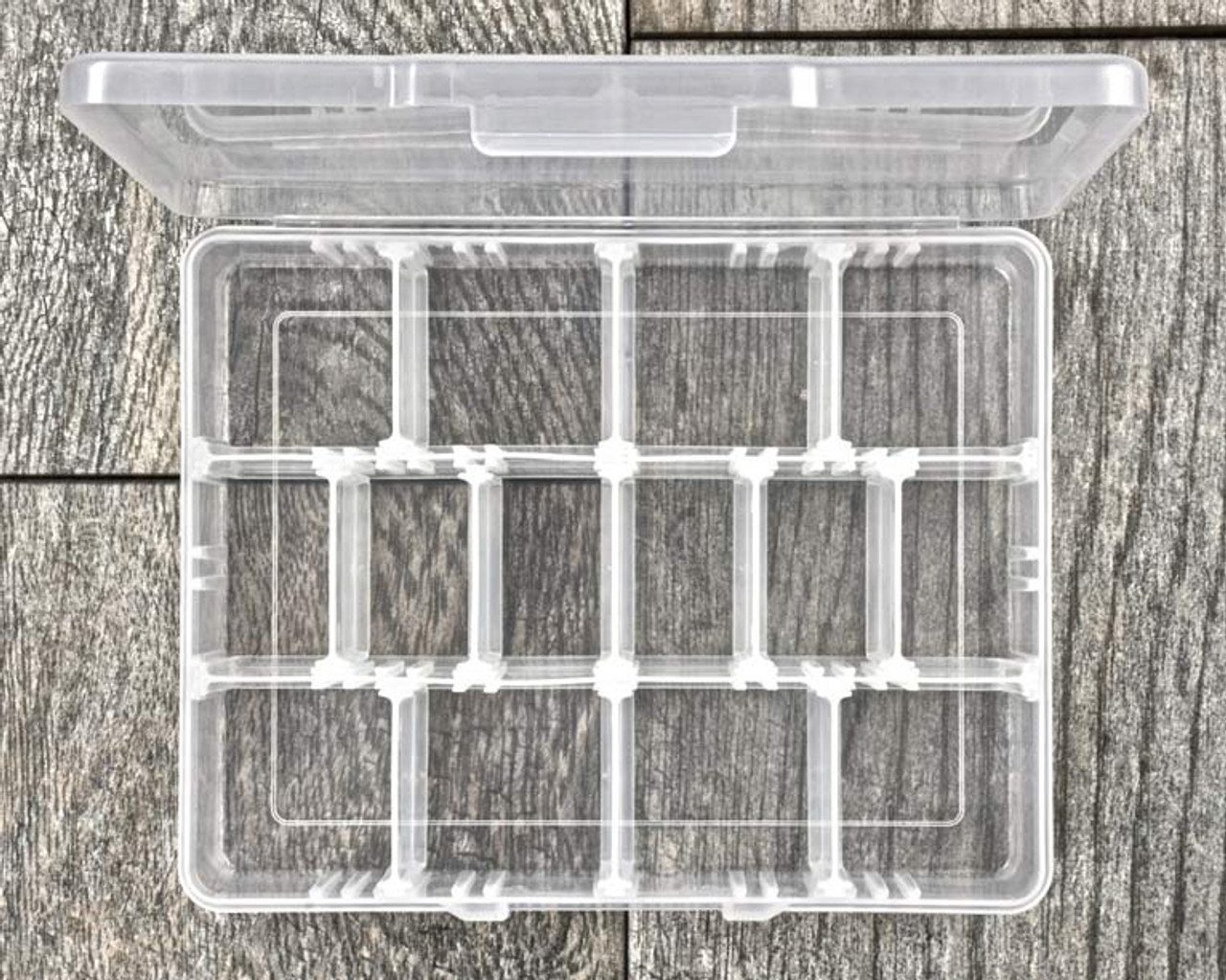 Plastic Storage Box with Adjustable Compartments