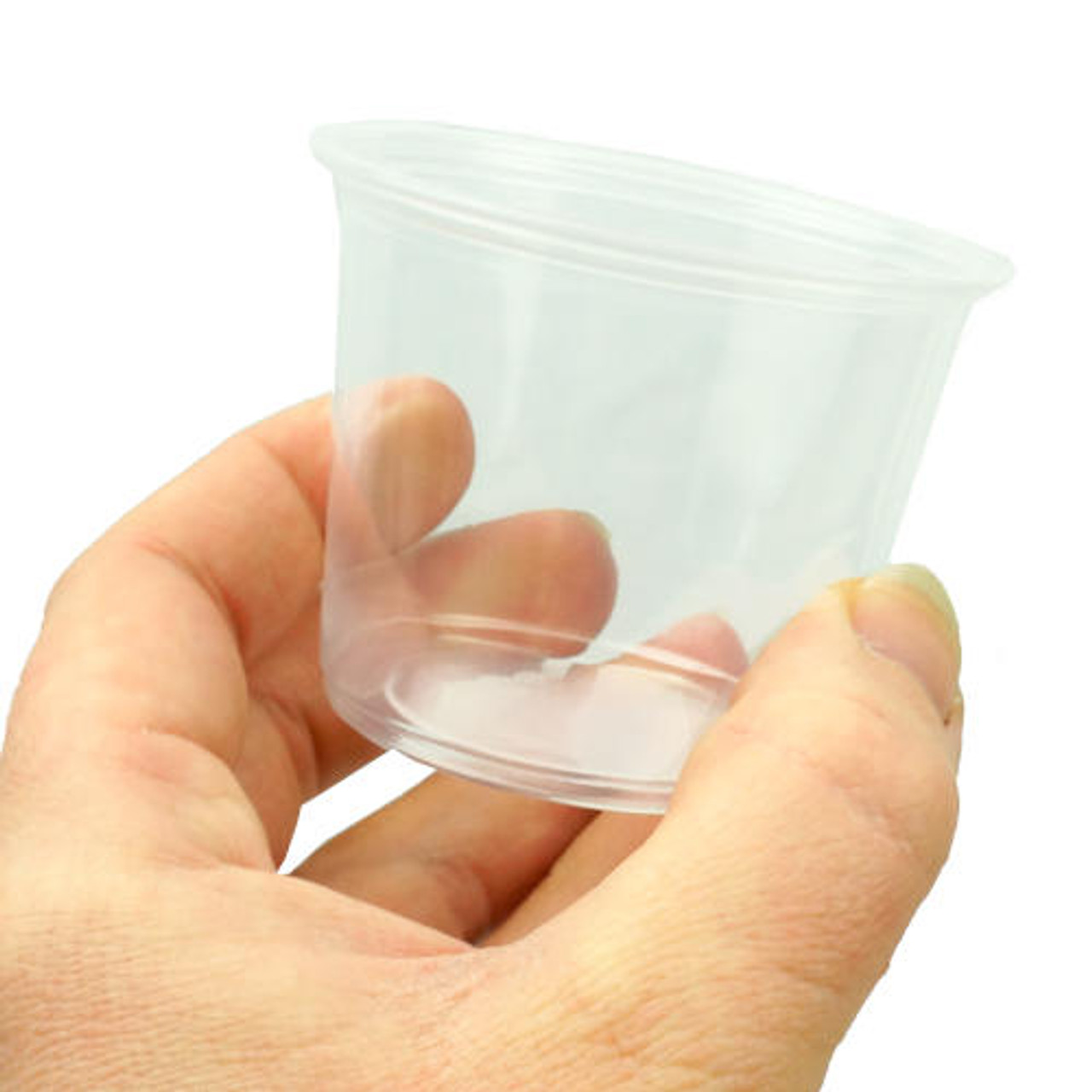 50 small plastic cups, 2,49 €