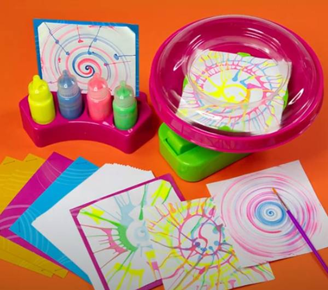 Create Spin Art with Kids - No Machine Required  Arts and crafts for  teens, Spin art, Summer art projects